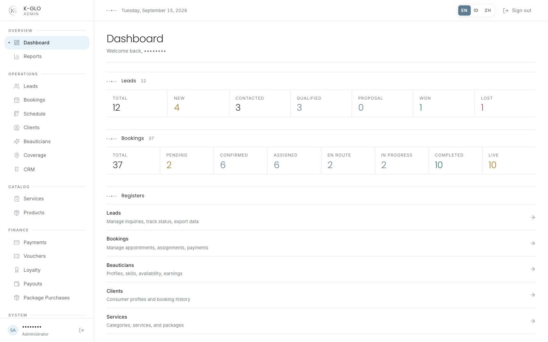 Admin Web shell after login