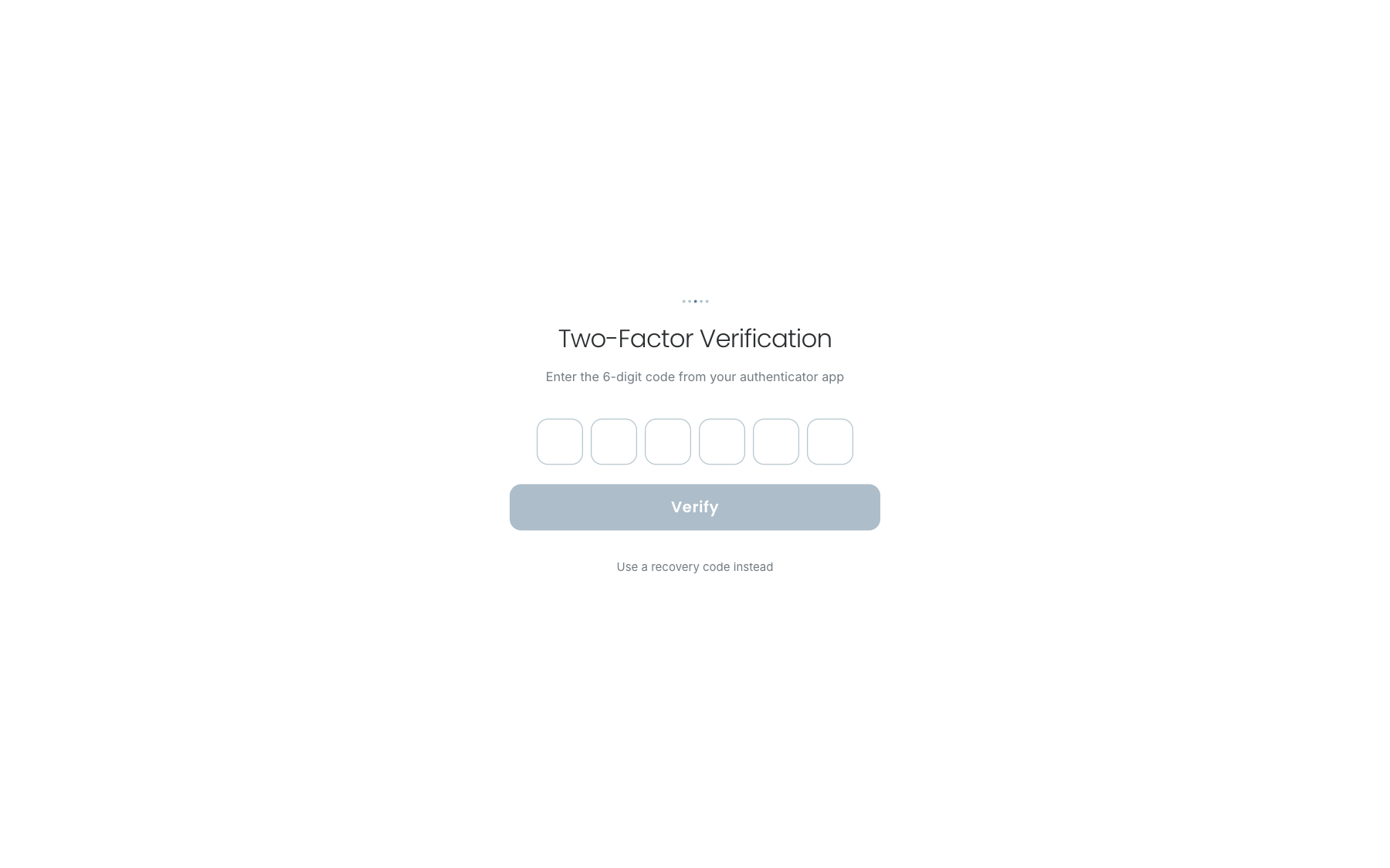 Two-factor verification